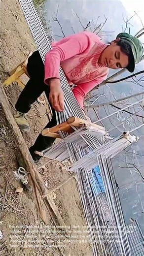 Traditional Weaving: Creating Fabric on a Hillside Loom