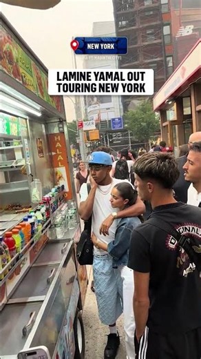Lamine Yamal sighting in New York ahead of the final