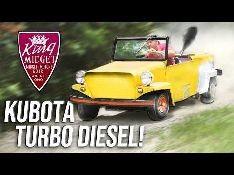 We Installed a Turbo Diesel Tractor Engine in a King Midget Microcar and It RIPS!
