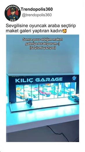 Satın Aldığı Arabalarla Sevgilisine Oyuncak Galeri Hediye Eden Kadın🥰❤️