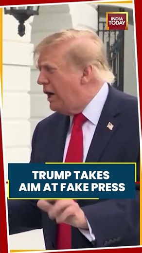 Trump Takes Aim At ‘Fake Press’, Slams Media Coverage In Latest Remarks #donaldtrump