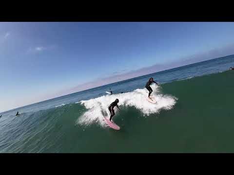 09/23/26 Encinitas Coast Surfing San Diego California Unedited Surf Footage Raw 4k DJI Mini 5 Pro