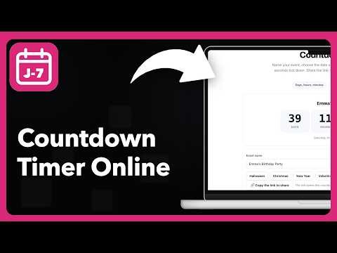 How to Set a Countdown Timer Online