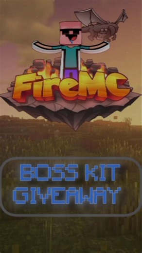 FireMc Boss Kit Giveaway #minecraft #shortsfeed #gaming #server @PSD1