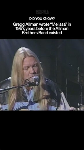 The Allman Brothers Band Perform Beautiful Rendition of "Melissa" (1992)