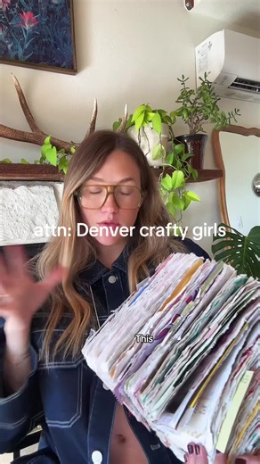 come join us for the next junk journal workshop in Denver 👻🖤 @spacednvr #denver #craftygirl #halloween #denveractivities