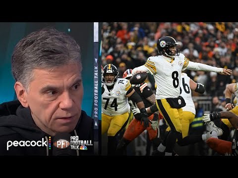 Aaron Rodgers, PIT offense struggle vs. Browns without DK Metcalf | Pro Football Talk | NFL on NBC