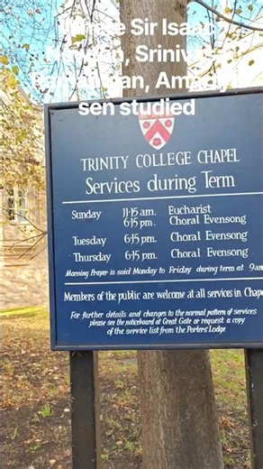 #Trinity college, Cambridge, where Srinivasa Ramanujan, Amartya sen and sir Issac Newton Studied
