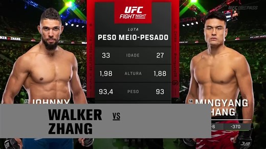 Johnny Walker Triumphs Over Zhang Mingyang at UFC