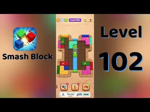 Smash Block Level 102 Gameplay Walkthrough 💥 | Easy Start & Tips | Go Answer