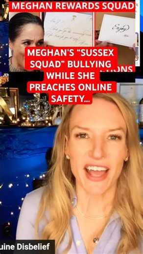 Meghan Talks Safety Online While Her Squad Attacks People Online