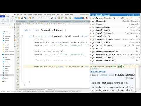 Java for Network Operations using Java.net Package