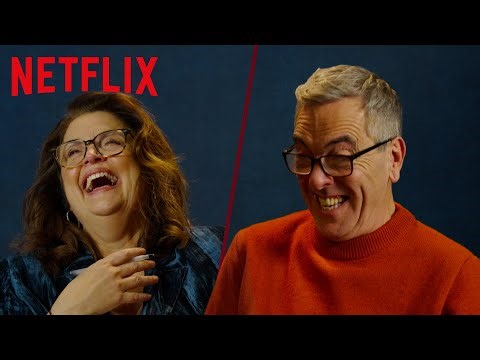 Ruth Jones & James Nesbitt Try Police Sketching Each Other | Run Away | Netflix