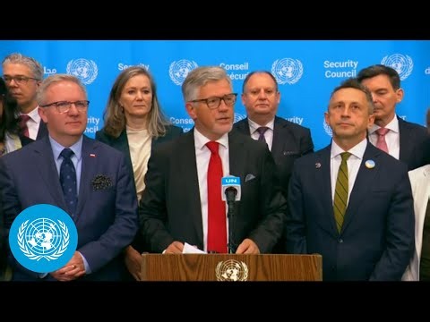 Ukraine: Calls for Immediate and Unconditional Ceasefire -Joint Media Stakeout | UN