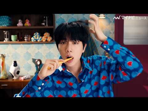 BTS・Jin、眠そうな表情からキメ顔＆投げキッスまで！変幻自在の演技力