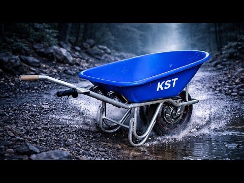 Turning a Wheelbarrow into an Electric Beast | 800W Motor + Dual Makita 40V Batteries