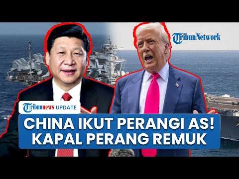 Rangkuman Perang AS-Iran: China Ikut Lawan AS, Kapal Perang Washington Rusak, Nyawa Trump Terancam