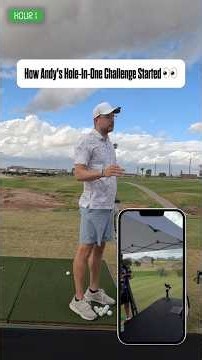 How Andy's Hole-In-One Challenge started 👀 💪