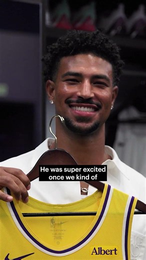 A full circle moment for Quentin 💜 #lakers