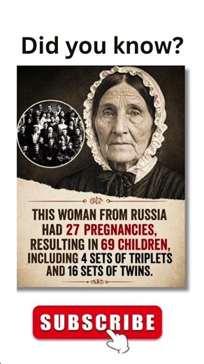 The Woman Who Had 69 Children 😳 | Most Pregnancies in History Explained #reproductiveaging