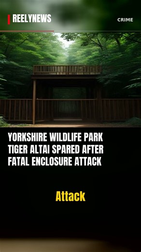 Yorkshire Wildlife Park Tiger Altai Spared After Fatal Enclosure Attack