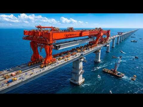 How 1,000-Ton Bridge Segments Are Made. Mega Construction and Heavy Engineering Documentary