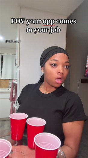 POV your opp comes to your job - waiter skit
