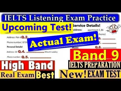 IELTS LISTENING PRACTICE TEST 2026 WITH ANSWERS | 21.08.2026