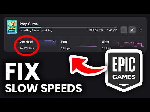 How To Fix Epic Games Slow Download & Update Speeds - Full Guide