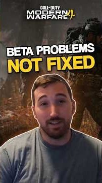 Still Has The Beta's Biggest Problems 🤦‍♂️ #callofduty #mw4 #shorts