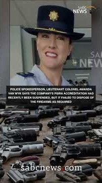 Police have seized 100 firearms and ammunition from a security company in Soweto