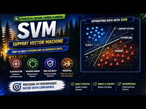 Support Vector Machines (SVM) Explained | Machine Learning Tutorial with Examples