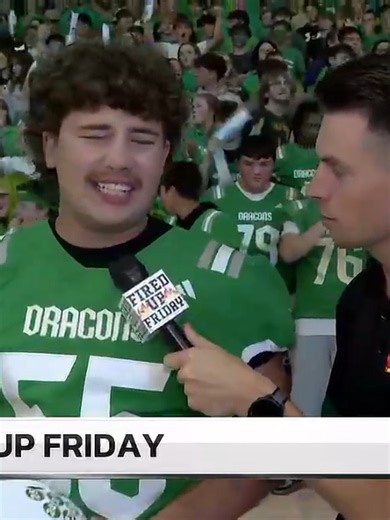 Joseph Payton talks to some of Fairland High School's football team ahead of their big game against Chesapeake tonight! 🏈 Watch more at the link in comments! #wsaz #firedupfriday #fairlandhighschool #ohio #proctorville