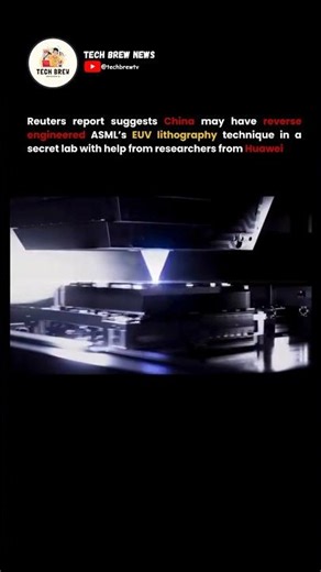 China Reverse-Engineered ASML's EUV? This Changes Everything 🔥