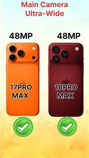 iPhone 17 Pro Max vs iPhone 18 Pro Max – Biggest Upgrade Ever? 😱📱 #tech #iphone18promax #shorts