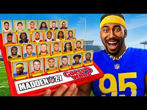 Guess Who? Builds Our Madden Teams!