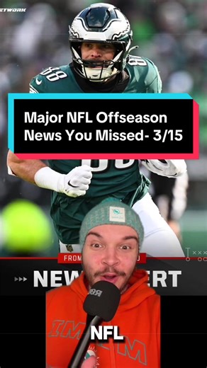 Major NFL Offseason News You Missed- 3/15 #nfl #nfltrending #nflviral #nflfootball #news