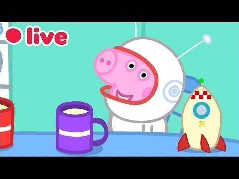 🔴 LIVE! George Pig's MOST Iconic Moments 🦖💙 Peppa Pig FULL EPISODES | Kids Cartoons (With Captions)