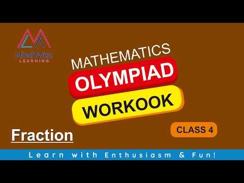 Fraction 😀| Class 4 Maths Olympiad Workbook 2026 | Mental Maths Practice #mathstricks