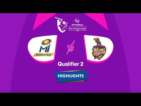 Highlights: Qualifier 2, Mi Emirates vs Abu Dhabi Knight Riders | Qualifier 2 - MIE vs ADKR