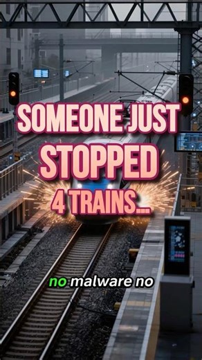 Not an Accident: 4 Trains Halted by Signal Manipulation | Taiwan Case #shorts