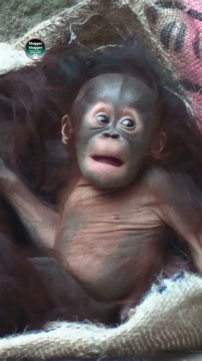 🦧🧡Meet Baby Orangutan Maria