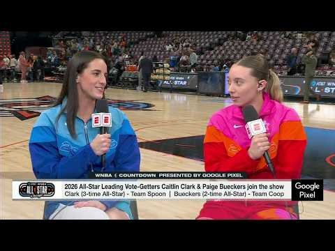Caitlin Clark and Paige Bueckers on their WNBA All-Star experiences & strategies 🙌 | WNBA on ESPN