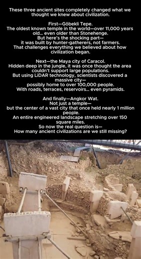 Scientists Found 3 Ancient Sites That Changed History Forever