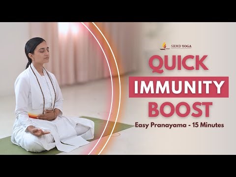 Quick Immunity Boost | Easy Pranayama - 15 Minutes | SRMD Yoga