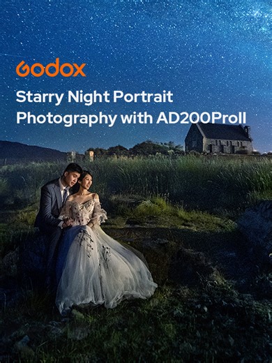 Starry Night Portrait Photography Techniques with AD200ProII