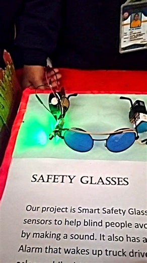 IR Sensor Safety Glasses | Smart Goggles | school exhibition project | school science project