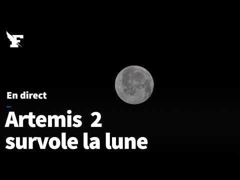 Revivez le survol de la lune par la mission Artemis 2 commenté