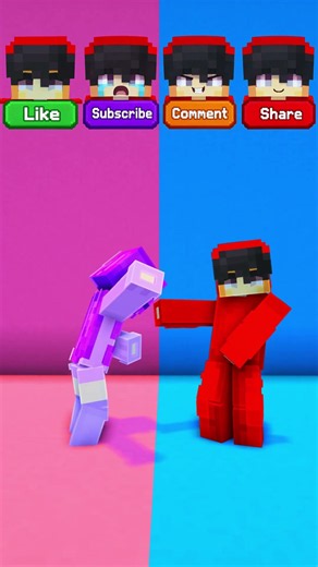 Guess Cash's REACTION! #minecraft #shorts
