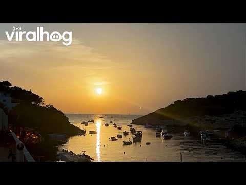 Gorgeous Solar Eclipse Footage from Ibiza || ViralHog